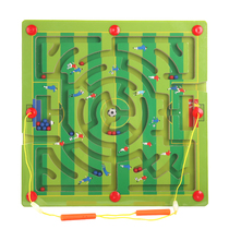Childrens magnetic maze Magnetic pen ball 2-3-4-5-year-old baby early education puzzle force boy girl toy