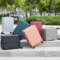 Suitcase travel small lightweight password aluminum frame universal wheel trolley box 20 female male student 24 suitcase 26 inch