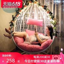 Birds nest hanging basket hanging chair rattan chair swing household leisure lazy indoor balcony outdoor single hammock cradle chair rocking chair