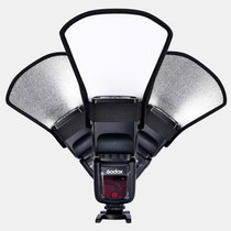 Flashlight reflector reflective shovel camera board dome light reflector soft light board silver and white reflector