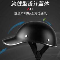 Electric motorcycle helmet summer retro floating helmet light Prince helmet eat chicken same semi-helmet men and women helmet