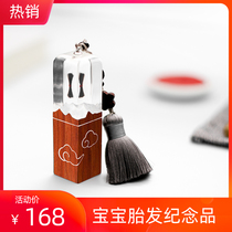 Fetal newborn baby baby 100 days fetal hair umbilical cord fetal souvenir collection Custom seal non diy