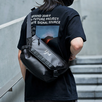 Tooling Function Messenger Bag Sports Shoulder Bag Mens Backpack Cycling Trend Chest Bag Japanese and Korean Casual Messenger Bag