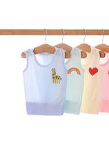 Baby vest Summer baby belly vest Pure cotton newborn sleeveless top Summer thin mens and womens childrens suspenders