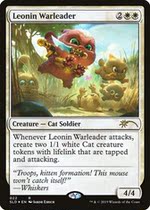 Magic card English secret lair cat collar war Lion clan flash different paintings Flash look at the painting
