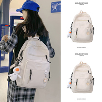 Japanese canvas bag Shoulder Bag bag female 2021 new high school junior high school student bag large capacity College student backpack