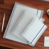 Handbook A4 large loose-leaf hand account tape book book pet release paper storage this double-sided split A5 material book