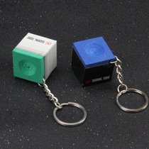 Billiards key chain Creative personality snooker pendant clever powder keychain gift cute net red gift ornament