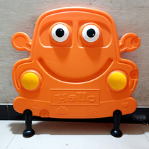 Kindergarten toilet baffle Plastic toilet partition Cartoon animal toilet partition Children squat toilet