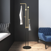 Willstyle light and luxurious clothes hanger floor bedroom clothes hat rack Easy home metal mesh red hanging bag rack hotel clothing rack