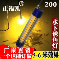 Positive foe Underwater Lure light 12v glare High power 200W Night fishing Squid Squid Ice Fishing Public Fish Underwater