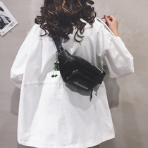  ins trendy cool chest bag female 2021 new personality wild student sports mobile phone fanny pack honey bungee little black bag