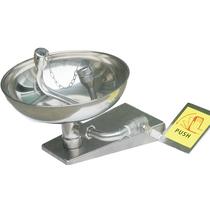 304 stainless steel factory eyewash laboratory double mouth emergency spray simple table vertical wall-mounted eyewash