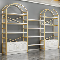 Cosmetics display cabinet Beauty salon shelf shelf Multi-layer mother and baby shop product display rack Nail shop display cabinet