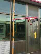Miniature electric hoist bracket household small crane indoor crane decoration small crane 220V single column