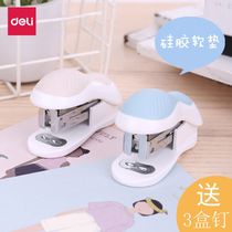Daili stapler student with 12 nailing mini stapler student labor saving Book Machine cute hipster small stapler set stapler for men and women portable office stapler