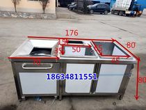 The disabled car the double-purpose cart table the multi-function combination end the dining tray the dining car stainless steel