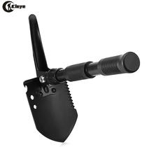 Multifunctional engineering shovel life-saving shovel thick double handle shovel camping shovel small folding shovel shovel military shovel Outdoor