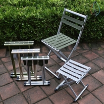 Fishing chair Easy to carry nail art old folding chair storage small stool low stool back for Out use