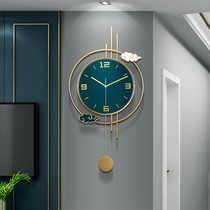 Modern Xiangyun Ceramic Wall Clock Living Room Fashion Decoration Creative Mute Clock Wall Home Atmosphere Personality Clock