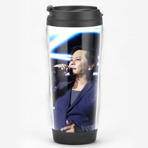 Wang Jie star around the custom support fans with double layer cardboard water cup stainless steel liner