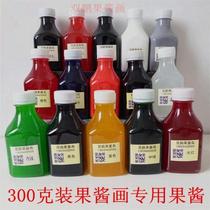 Learn jam painting Special jam hotel chef painting plate Decoration supplies Kitchen gadgets Full 2 bottles free shipping