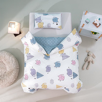 Removable and washable four seasons universal cotton quilt Childrens quilt Household baby cover quilt Kindergarten quilt core plus quilt cover
