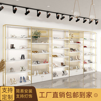 New womens shoe store shoe rack display rack Commercial mall store store shoe rack display cabinet Bag display rack