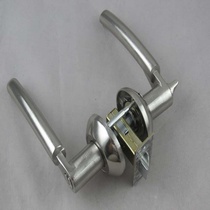 Toilet door lock keyless indoor bathroom lock handle toilet lock tongue toilet bathroom handle hole distance
