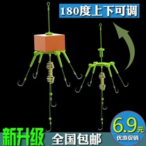 Sea pole box bait fish hook floating fishing silver carp bighead Hook New Balance hook throwing rod fishing group explosive hook water monster pole hook