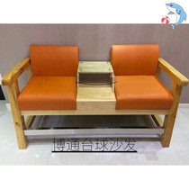 Billiards View Ball Chairs Solid Wood Sofa Balls Room Ballroom Lounge Chairs Ballroom Pu Leather Steel Tube Club Casual