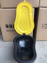 Mobile squatting project defecation toilet decoration construction temporary simple toilet red construction site