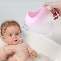 One thousand love baby bath water spoon plastic thickened children shampoo cup scoop baby bath products water drift spoon