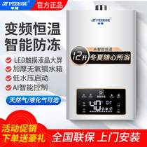 Hemisphere gas water heater natural gas 12 liters 13 liters 16 liters intelligent constant temperature strong exhaust liquefied gas balanced type