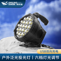 Charging Floodlight Floodlight Outdoor Super Bright Work Floodlight Portable Led Hands Electric Extra-long Sequel Searchlight