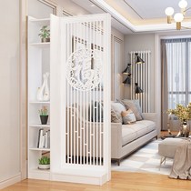 Partition cabinet screen hollow carved office large-capacity household entrance modern entrance locker decoration cabinet