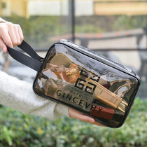 Net red cosmetic bag ins Wind Super fire female large capacity portable simple cosmetics storage bag wash bag transparent