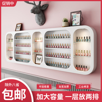 New nail art shelf sub-display stand Nail polish glue shelf shelf cosmetics nail wall hanging