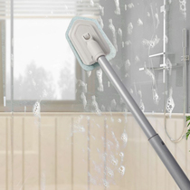 Retractable bristle floor brush toilet toilet bathroom tile gap no dead angle long handle brush cleaning artifact