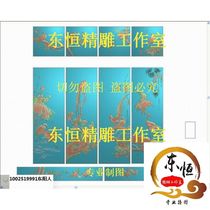 Fine carving figure gray figure silk ling sandalwood carving rosewood splendid future flower bird top cabinet wardrobe cable