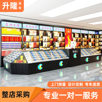 Cigarette and wine display cabinet Cigarette counter Cigarette cabinet Convenience store cashier Cigarette and wine cabinet combination wine cabinet Display rack Liquor cabinet