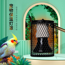 Parrot ceramic heating lamp honey baglide heat preservation lamp climbing pet thermostatic lamp heating lamp anti-scalding lamp cover