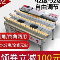 Tile Chamfering machine dust-free all porcelain cutting machine Stone 45 degree Chamfering artifact high precision desktop chamferer tool