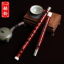 Xing language handmade flute special d-tune average hole C tune opera Kundi two-person platform professional performance bamboo flute plum