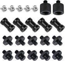 22 switching pieces 1 4 turns 1 4 and 1 4 turns 3 8 for camera mounting single tripod ball head etc.