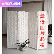 Protective fence indoor screen partition mobile folding screen small folding screen blocking area fence foldable home moving