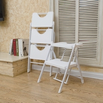Home ladder indoor folding ladder stool shelf thickened load-bearing stable two-wall cabinet for easy storage export Japanese ladder