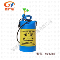 Factory eyewash 5L portable pressure eyewash Portable double-mouth eyewash Mobile eyewash