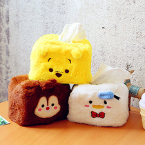  Soft cute creative cute cartoon shape plush tissue cover home living room car tissue cover tissue box explosion