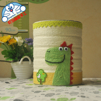 Original new dinosaur kindergarten handmade milk powder cans turned waste into treasure diy flower pots environmentally friendly creative parent-child homework
